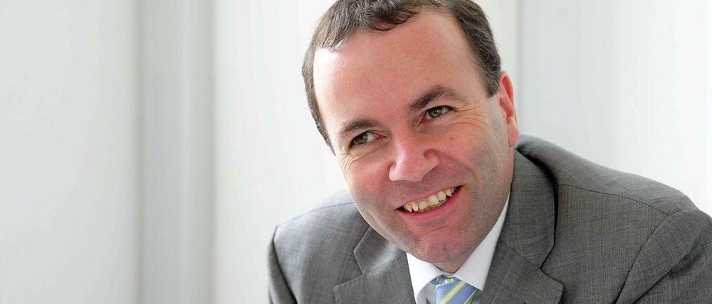 Der Chef der konservativen EVP-Fraktion im Europaparlament, Manfred Weber (CSU).
