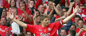 Roter unter Roten. Steven Gerrard ist selbst ein Fan der Reds