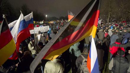 Pegida-Demonstration in Dresden