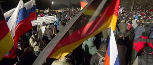 Pegida-Demonstration in Dresden