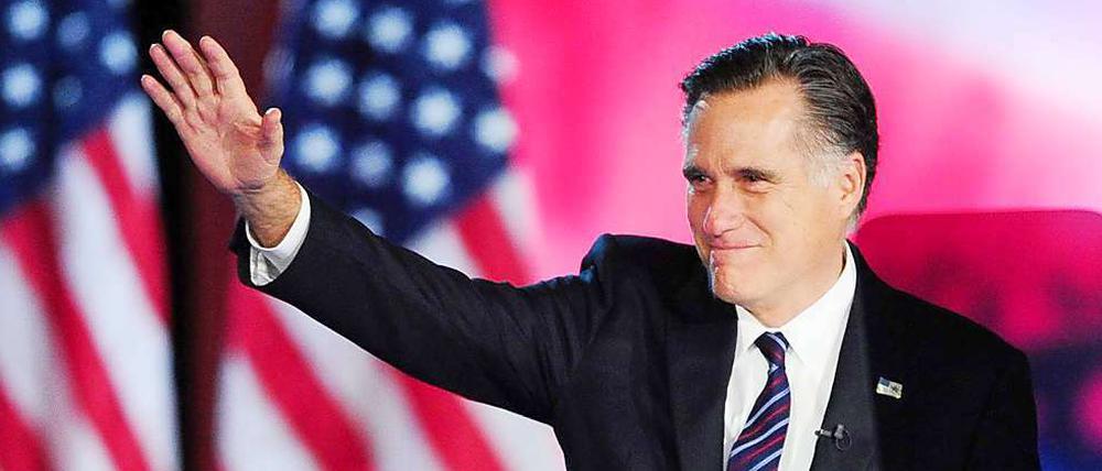 Mitt Romney hatte 2012 als republikanischer Spitzenkandidat gegen Präsident Barack Obama verloren.