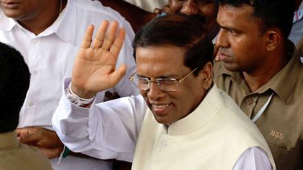 Maithripala Sirisena erhielt mehr als 50 Prozent der Stimmen.