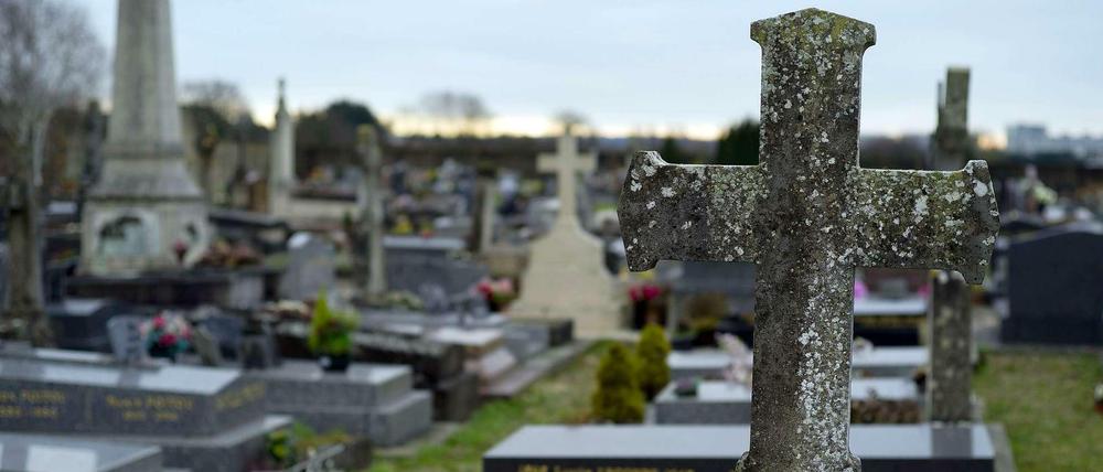 Der Friedhof der französischen Gemeinde Champlan.
