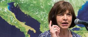 Die Fraktionschefin der Grünen im Europaparlament, Rebecca Harms.