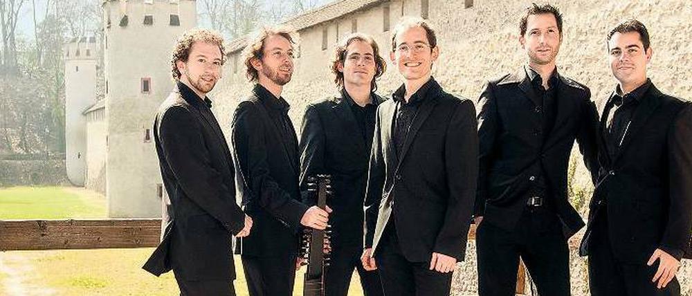 Wahlschweizer. Die Mitglieder des Alte-Musik-Ensembles „Profeti della Quinta“.