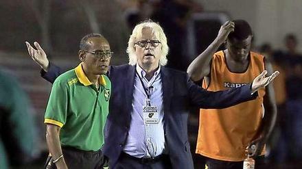 Der frühere Bundesligatrainer Winfried Schäfer ist seit Juli 2013 Nationalcoach in Jamaika.