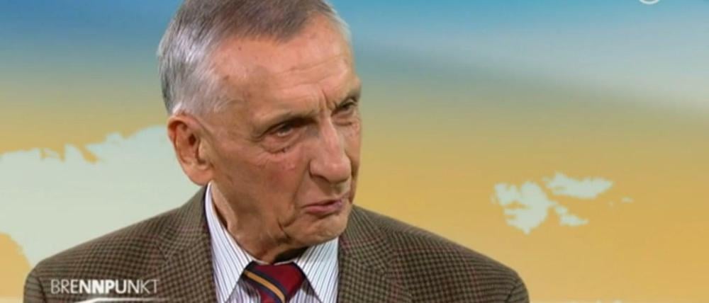 Ulrich Wegener, Ex-Chef der deutschen Eingreiftruppe GSG9.