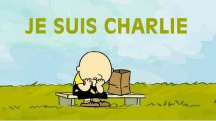 Eines von vielen Reaktionen von Karikaturisten auf den Anschlag auf "Charlie Hebdo". Hier ein Beispiel von Magnus Shaw, was er getwittert hat.