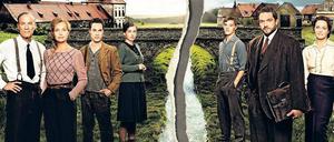 Neuanfang?  Georg von Striesow (Heiner Lauterbach, v.l.n.r.), Liesbeth Erler (Nadja Uhl), Lothar (Ludwig Trepte), Anna von Striesow (Henriette Confurius), Friedrich Erler (Jonas Nay), Landrat Konrad Werner (Ronald Zehrfeld), Hilde Vöckler (Martina Gedeck).