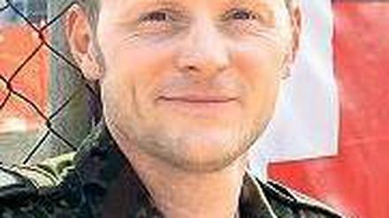 Der Krankenpfleger Tino G. ist Reservist und hat sich freiwillig für den Einsatz in Monrovia gemeldet.