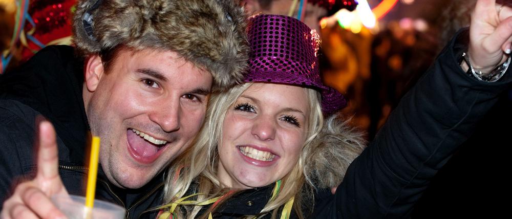 Silvesterlaune. Es wäre schon schön, wenn die Berliner versuchen würden, auch den Rest des Jahres nett zueinander zu sein.