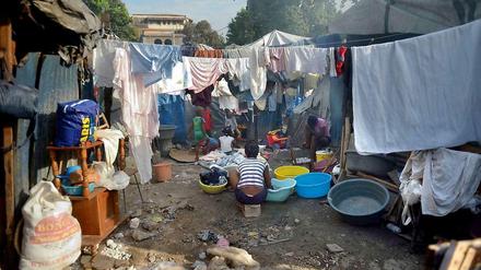 Das Zeltlager Icare in der Hauptstadt Port-au-Prince wird nach und nach geräumt.