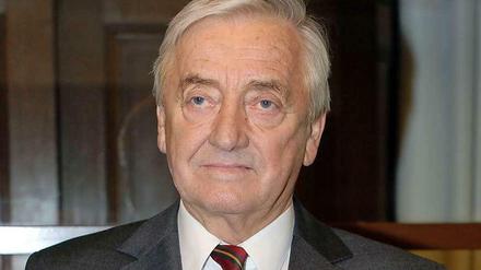 Klaus Landowsky vor dem Landgericht.