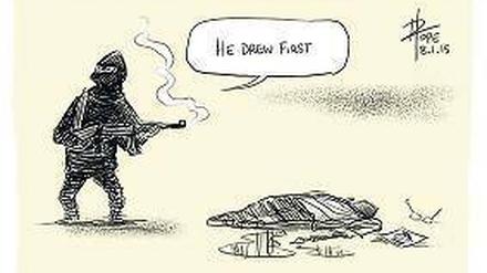 Cartoon von David Pope 