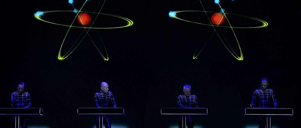 Kraftwerk in der Neuen Nationalgalerie Berlin.