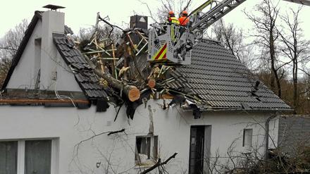 Der Sturm zieht vorbei - die Schäden bleiben.