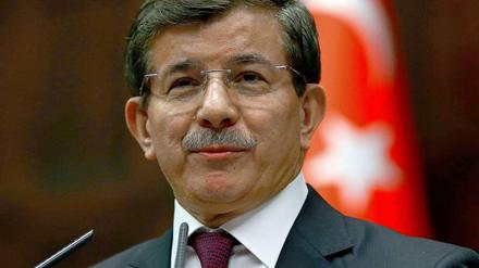 Der türkische Ministerpräsident Ahmet Davutoglu.