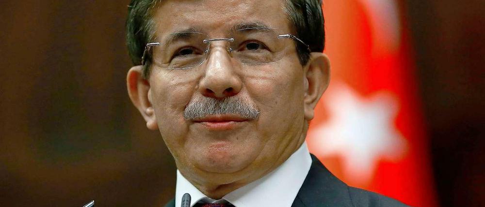 Der türkische Ministerpräsident Ahmet Davutoglu.