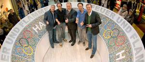 Hamburgs Herren der Ringe präsentierten dieser Tage ein „Mini-Stadion“ in einem Einkaufzentrum. 