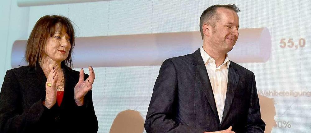 Die ehemalige Fürther Landrätin Gabriele Pauli unterlag dem ebenfalls parteilosen Nikolas Häckel.