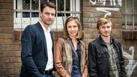 Das Erfurter "Tatort"-Team: Friedrich Mücke, Alina Levshin, Benjamin Kramme