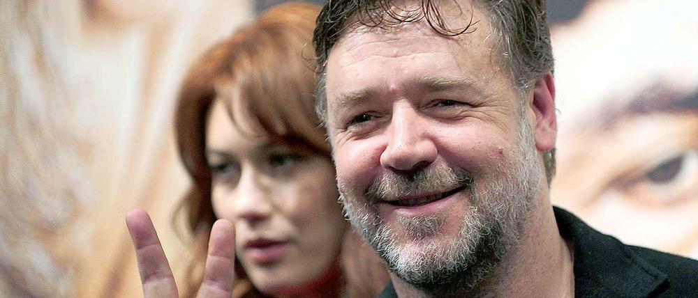 Nach Hollywoods Regeln reicht der Sexappeal von Russell Crowe (50) noch für einen "romantic interest" Mitte dreißig.