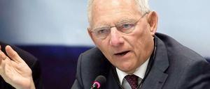 Erreichte die Schwarze Null schon 2014. Bundesfinanzminister Wolfgang Schäuble.