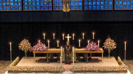 Das Innere der Kirche während eines Gottesdienstes (Archivbild).