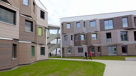 Ein neues Studentenwohnheim in Adlershof.