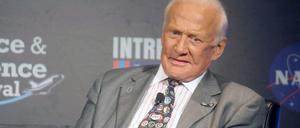 US-Astronauten und zweiter Mann auf dem Mond: Buzz Aldrin. Hier auf einem Foto von 2014 in New York.
