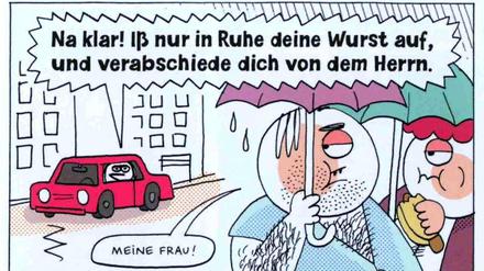 Verschrobene Charaktere: Eine Szene aus dem aktuellen Band.