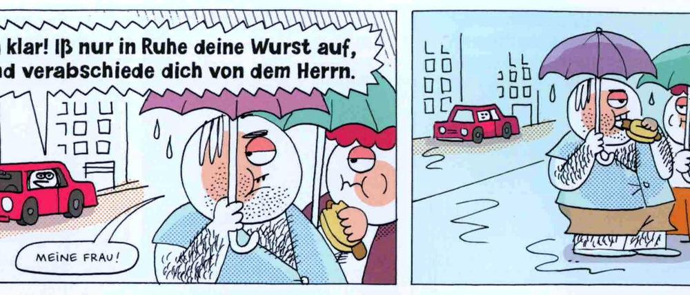 Verschrobene Charaktere: Eine Szene aus dem aktuellen Band.