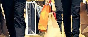 In Einkaufslaune: Der private Verbrauch war einer der Hauptgründe, warum das Bruttoinlandsprodukt im vergangenen Jahr deutlich gewachsen ist. 