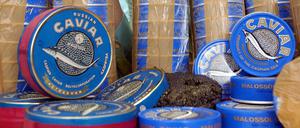 Ein Blick auf die Kaviar-Reserven im Keller des Fifa-Headquarters in Zürich.