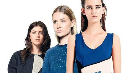 Von überall her. Mode aus Ungarn von Use Unused, Charlotte Ronson arbeitet in New York und Capara entwerfen in Belgien. 