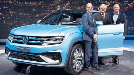 Aus der Defensive. Der VW Cross Coupe GTE ist noch eine Studie. Er wird voraussichtlich in Chattanooga vom Band rollen.