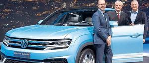 Aus der Defensive. Der VW Cross Coupe GTE ist noch eine Studie. Er wird voraussichtlich in Chattanooga vom Band rollen.