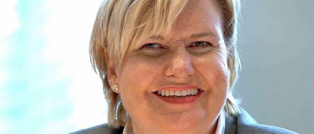 Eva Högl, SPD-Bundestagsabgeordnete, hielt eine Gastpredigt in der Charlottenburger Luisenkirche.