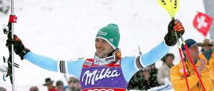 Der Sieger im Slalom 2014 in Wengen: Felix Neureuther.