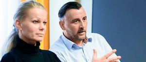 Medienstrategen. Kathrin Oertel wird am Sonntag an der Talkshow „Günther Jauch“ teilnehmen, Lutz Bachmann streitet sich mit dem Satiremagazin „Titanic“. 