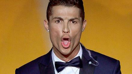 Cristiano Ronaldo stieß einen spitzen Jubelschrei aus.