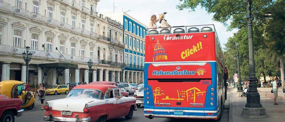 In Scharen werden vor allem US-Bürger bald auf die Insel strömen und unter anderem die Tourismusbranche ankurbeln. Von Miama aus ist es nur eine halbe Flugstunde bis nach Havanna.