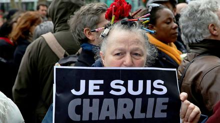 Eine Botschaft in drei Worten: "Ich bin Charlie".