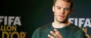 "Ich habe ein fantastisches Jahr 2014 erlebt!" - Manuel Neuer war nicht enttäuscht darüber, dass es für ihn nicht zum Weltfußballer 2014 gereicht hat.