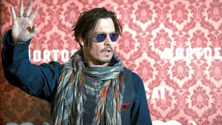 Johnny Depp bei der "Mortdecai"-Premiere im Zoo-Palast