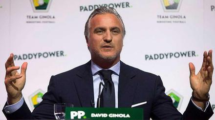 „Ich kann der nächste Präsident werden.“ Sagt David Ginola. Ach ja?
