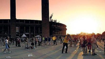 Auf- oder Untergang? Berlins Olympiaträume dämmern bisher vor sich hin. 
