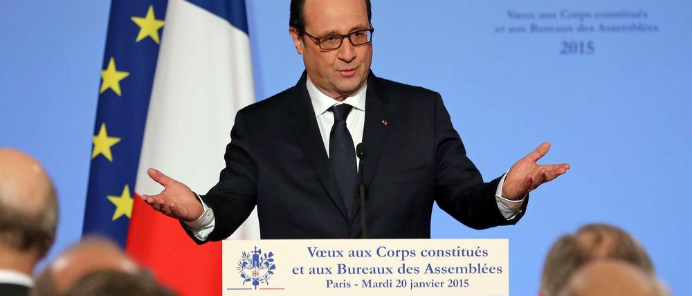 In der schwersten Krise eine gute Figur gemacht: François Hollande hat mit seinem ruhigen Auftreten und prägnanten Worten überzeugt.