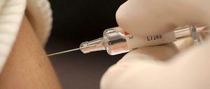 Einstich mit geringem Effekt. Die diesjährige Grippeschutzimpfung wirkt nicht so gut.