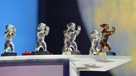 Begehrte Trophäen: Die Silbernen Bären der Berlinale.